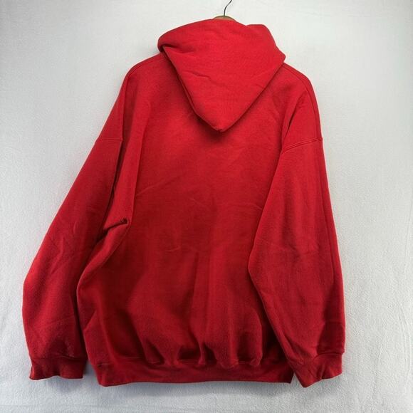 Vintage Divine Child Sweatshirt Men's 2XL Red Hoodie USA made 80s 90s Falcons - Picture 10 of 13